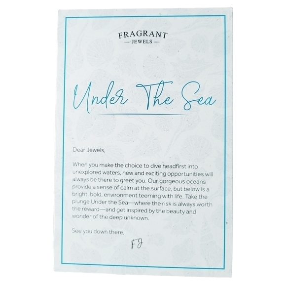 FRAGRANT JEWELS Under the Sea candle and bath bomb set Little Mermaid NIB - Picture 5 of 7